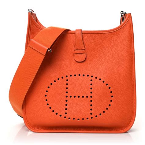 hermes box calf evelyne|hermes evelyne bag price.